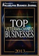 Philadelphia Business Journal Top Veteran-Owned Businesses 2013